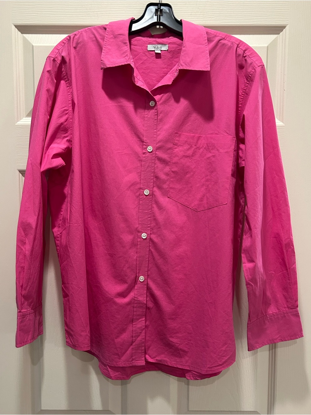 Rails Women’s Button-Up Dress Shirt in Hot Pink